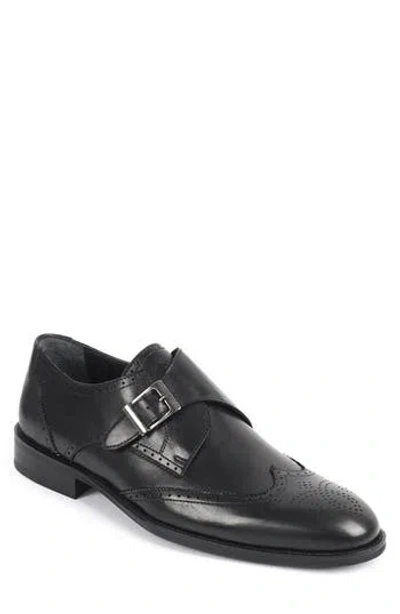Vellapais Corso Monk Shoe In Black