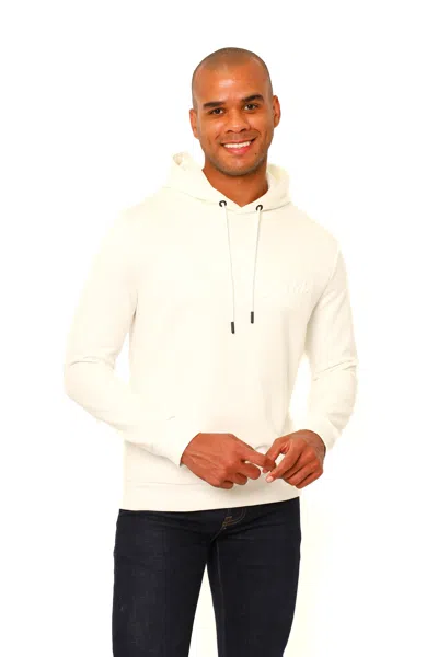 Vellapais Cortea  Logo Graphic Hoodie Sweater In White