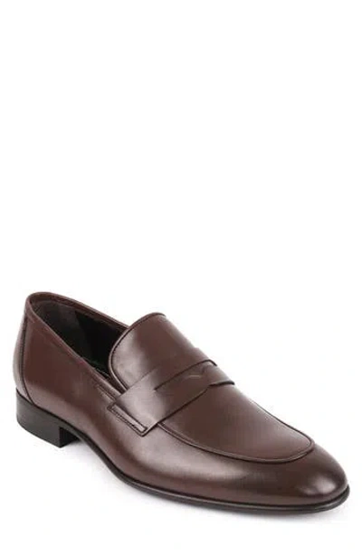 Vellapais Decalle Penny Loafer In Brown