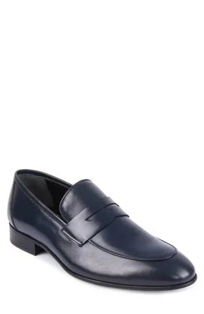 Vellapais Decalle Penny Loafer In Blue
