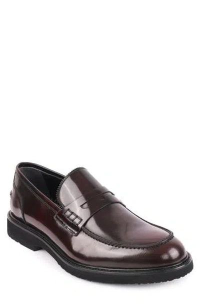 Vellapais Douglas Penny Loafer In Red