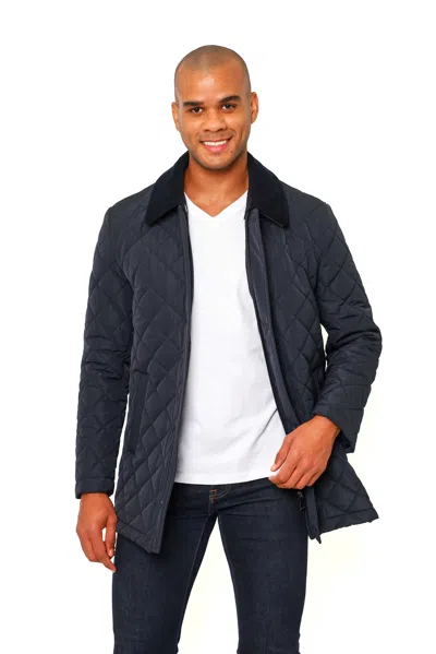Vellapais Drelux Quilted Jacket In Blue