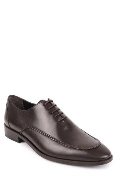 Vellapais Frisco Braided Oxford In Dark Brown