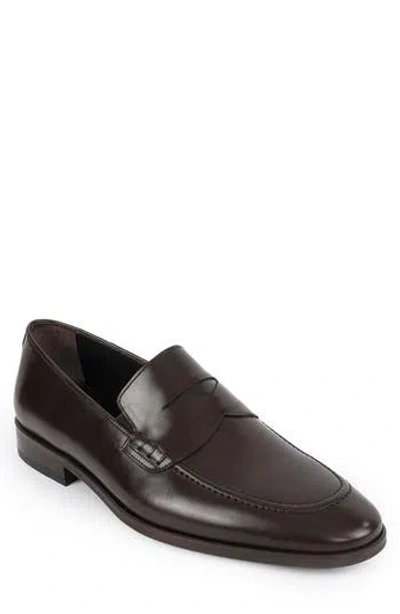 Vellapais Fulton Penny Loafer In Dark Brown