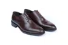 Vellapais Gambo Cap Toe Oxford Shoes In Dark Brown