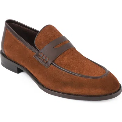 Vellapais Harrison Double Monk Strap Leather Loafer In Brown