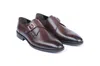 Vellapais Kyrenia Monk Strap Dress Shoes In Dark Brown