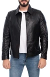Vellapais Landon Leather Jacket In Black