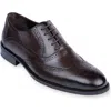 Vellapais Limya Wingtip Oxford Dress Shoes In Dark Brown