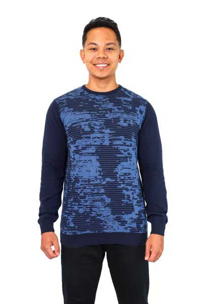 Vellapais Linares Crew Neck Sweater In Blue
