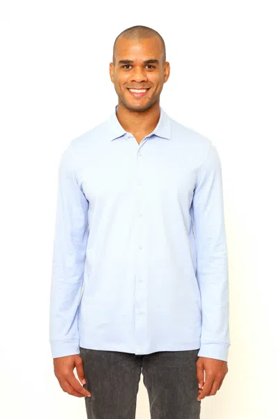 Vellapais Lucena Long Sleeve Shirt In Blue