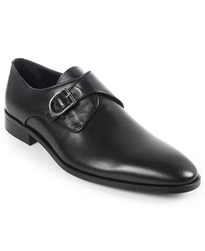Vellapais Belltown Monk Strap Shoe In Black