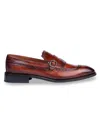 Vellapais Men's Caddy Leather Tassel Loafers In Cognac