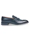 Vellapais Caddy Medallion Wingtip Oxford In Dark Blue