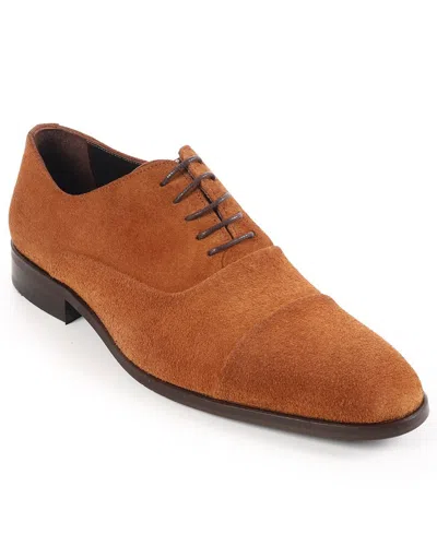 Vellapais Men's Cap Toe Oxford Shoes In Brown