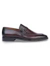 Vellapais Cardo Single Monk Strap In Dark Brown