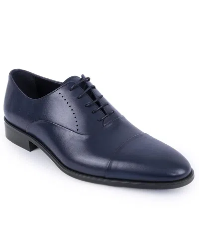 Vellapais Men's Dinero Lace-up Oxford Dress Shoes In Blue