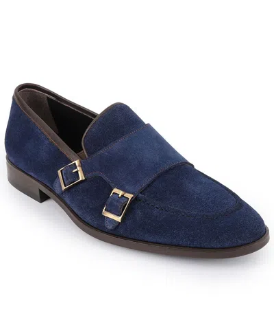 Vellapais Men's Elmaton Double Monk Loafers In Blue