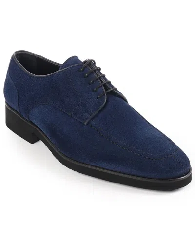 Vellapais Men's Lace-up Classic Derby Shoes In Blue
