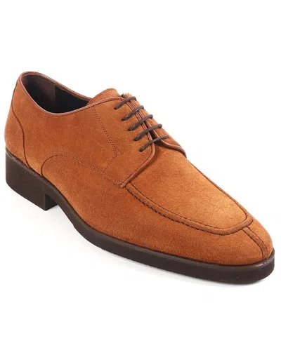 Vellapais Men's Lace-up Classic Derby Shoes In Brown