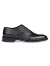 Vellapais Neda Oxford Cap Toe Dress Shoes In Dark Brown