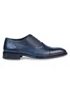 Vellapais Neda Oxford Cap Toe Dress Shoes In Navy Blue