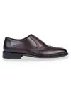 Vellapais Men's Anderson Wingtip Leather Oxford Brogues In Dark Brown
