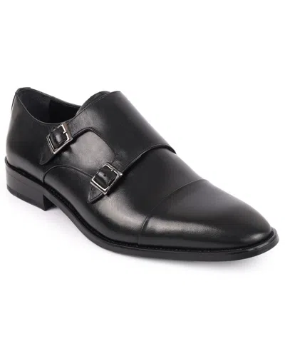 Vellapais Men's Lefors Double Monk Slip-on Dress Shoes In Black