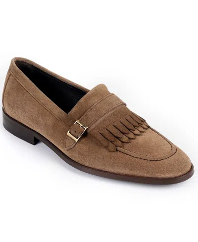 Vellapais Men's Monk Strap Dress Loafers In Brown