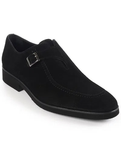 Vellapais Men's Monk Strap Slip-on Dress Shoes In Black
