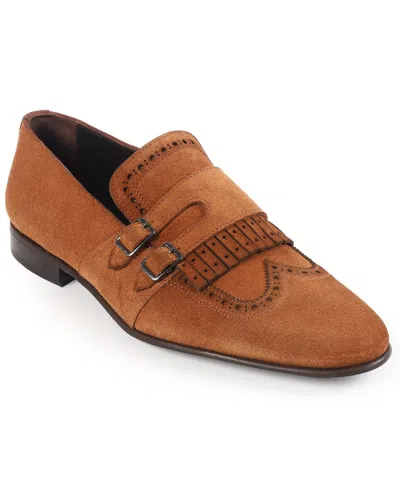 Vellapais Nexus Kiltie Fringe Monk Shoe In Brown