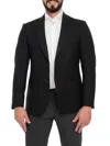Vellapais Men's Notch Lapel Sportcoat In Black