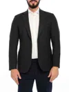 Vellapais Men's Notch Lapel Sportcoat In Dark Grey