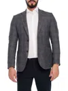 Vellapais Men's Plaid Sportcoat In Black