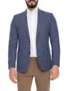 Vellapais Men's Plaid Sportcoat In Blue