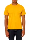 Vellapais Men's Short Sleeve Tee In Dark Yellow