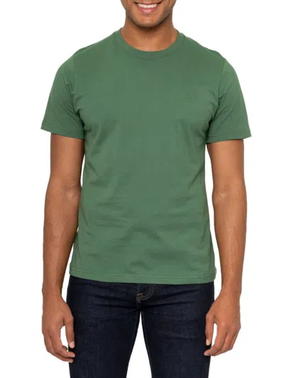Vellapais Amiens Crewneck Cotton T-shirt In Light Green