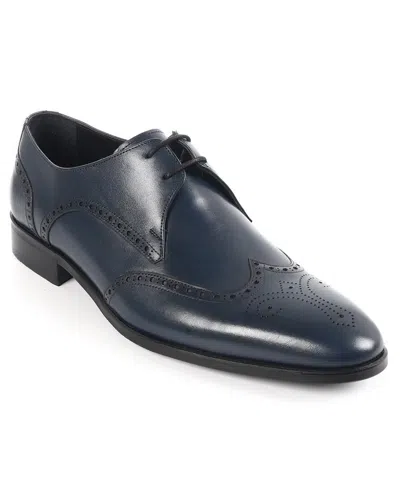 Vellapais Men's Wingtip Lace-up Dress Shoes In Blue