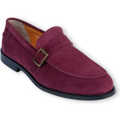 Vellapais Mingo Monk Shoe In Dark Red