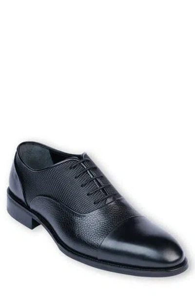 Vellapais Neda Cap Toe Oxford In Black