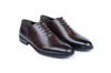 Vellapais Pile Whole Cut Oxford Dress Shoes In Brown