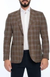 Vellapais Plaid Sport Coat In Gray