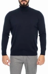 Vellapais Portland Turtleneck Sweater In Blue