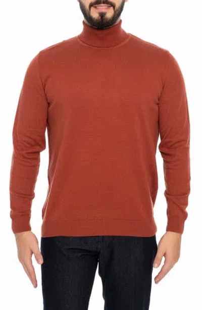 Vellapais Portland Turtleneck Sweater In Orange