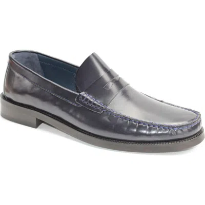 Vellapais Rozel Penny Loafer In Blue