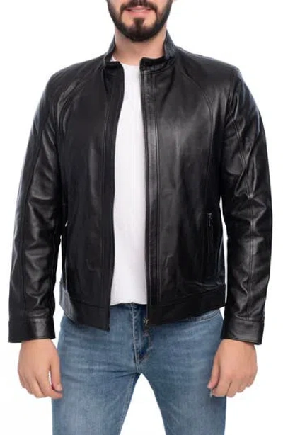 Vellapais Smooth Leather Jacket In Black