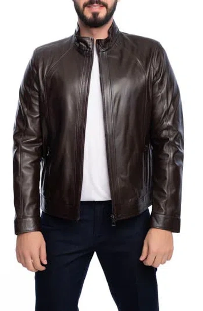 VELLAPAIS VELLAPAIS SMOOTH LEATHER JACKET