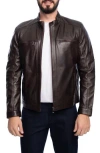 Vellapais Soft Leather Jacket In Brown
