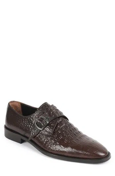 Vellapais Soleno Monk Strap Shoe In Brown