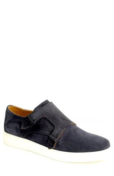 Vellapais Sterling Monk Strap Sneaker In Blue